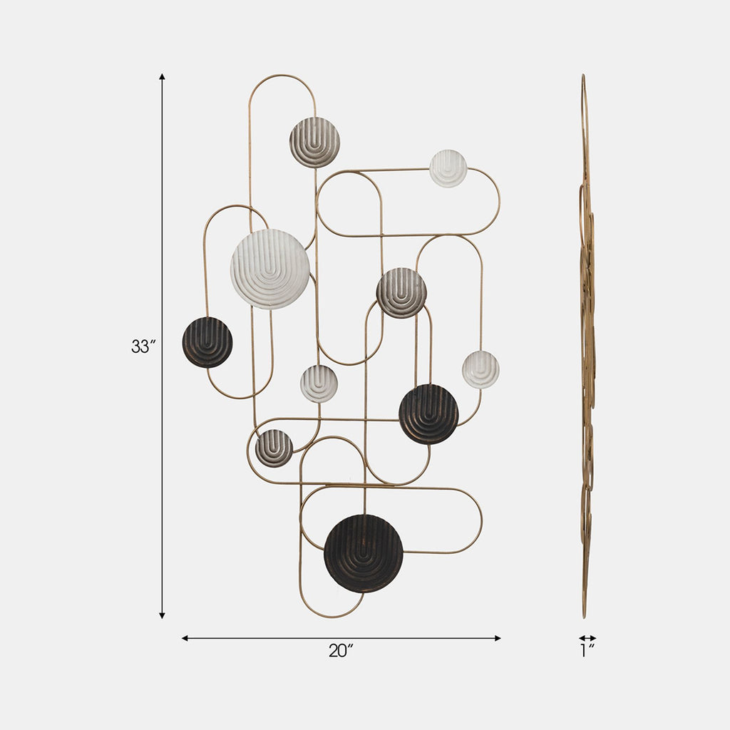 ARCH DISCS WALL DECOR