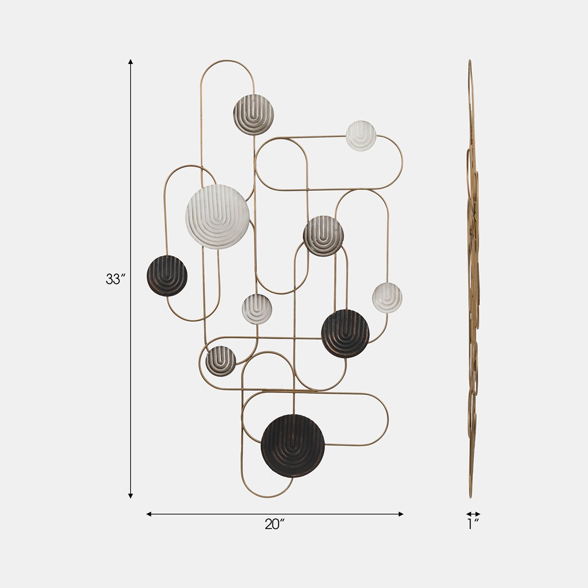 ARCH DISCS WALL DECOR