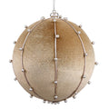5.5"BRAIDED VELVET BALL ORNAMT