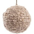 6"WOOLY YARN BALL ORNAMENT BE