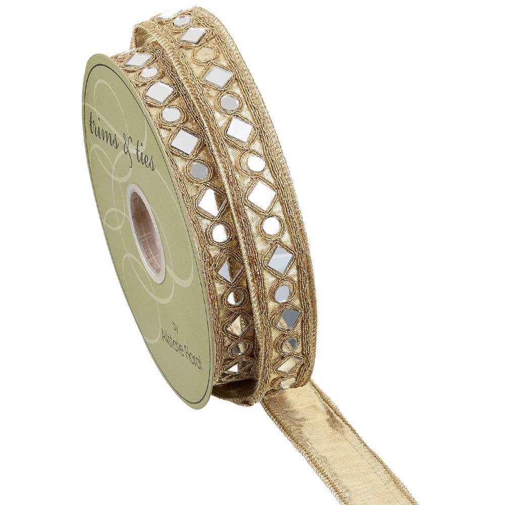 1.5"WX10YD MIRROR TRIM GO