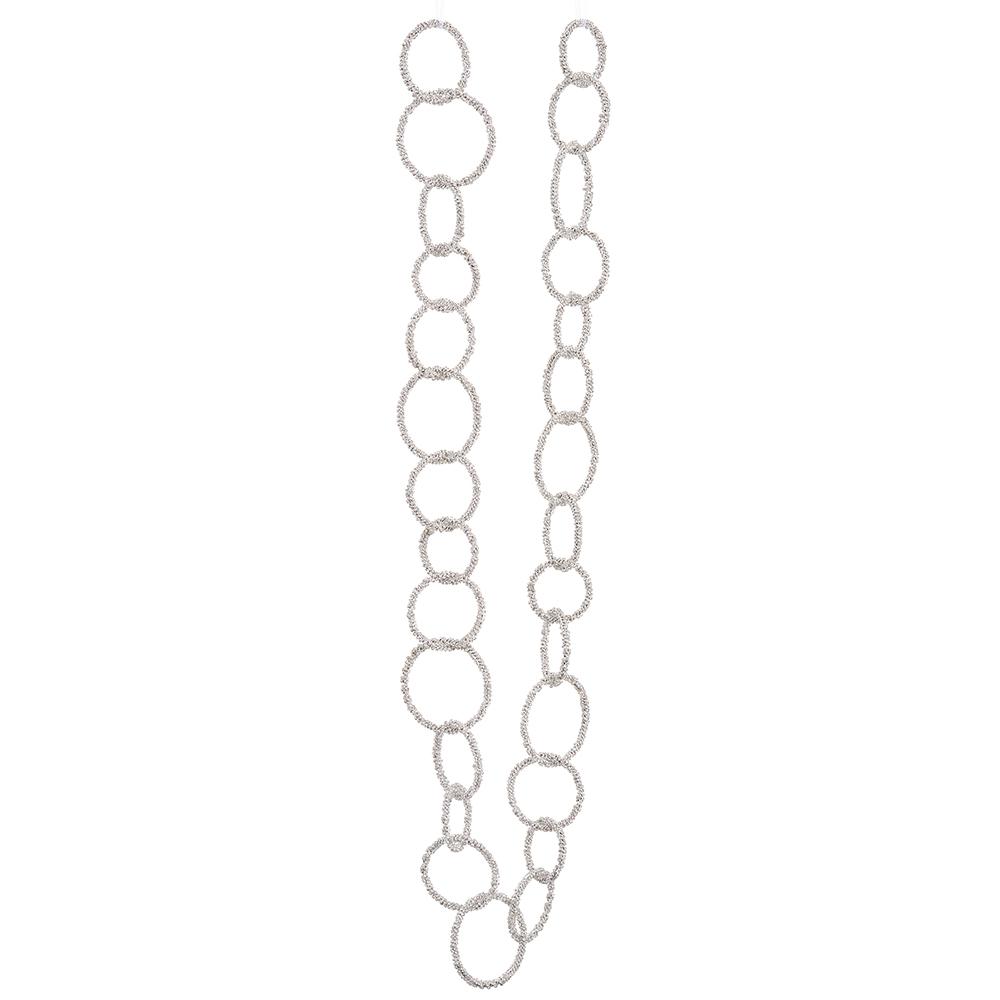 6'DIAMOND RING MANTEL GARLAND