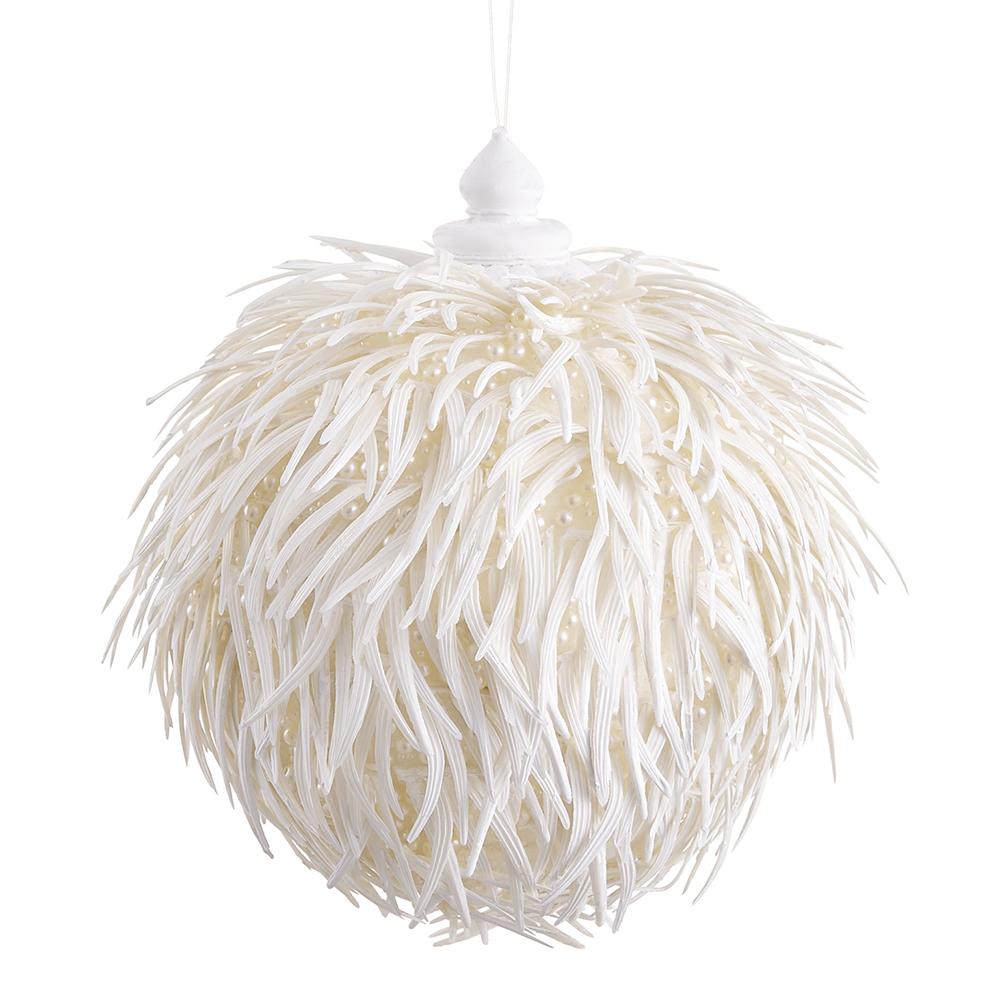 6.5"BEADED SPIKY BALL ORNAMENT