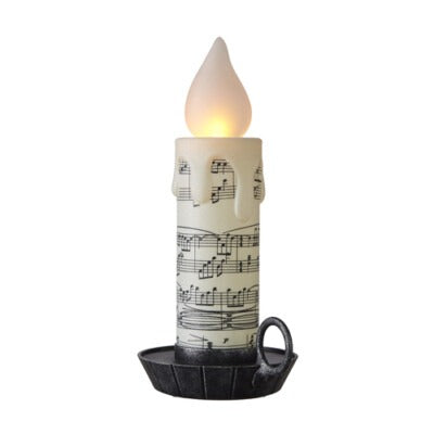 17.5" No Timer Music B/O Candle