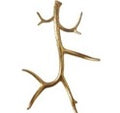 24" Gold Antler