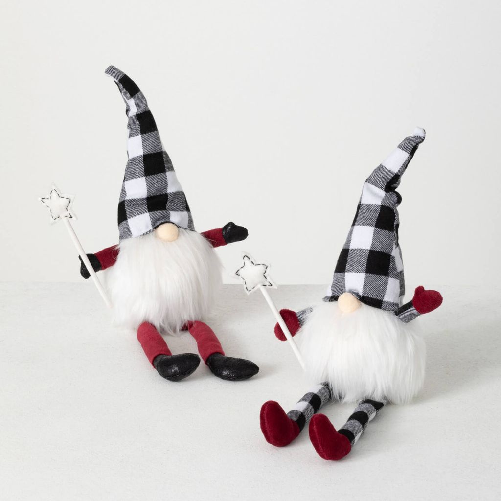 PLAID GNOME WITH LEGS 2