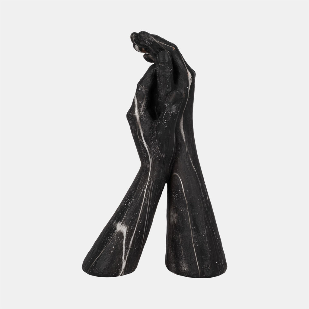 MARBLED HANDS SCULPTURE