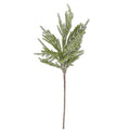 33 Inch Icy Glittered Norfolk Pine Branch