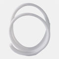 LOOPY RESIN OBJECT, WHITE