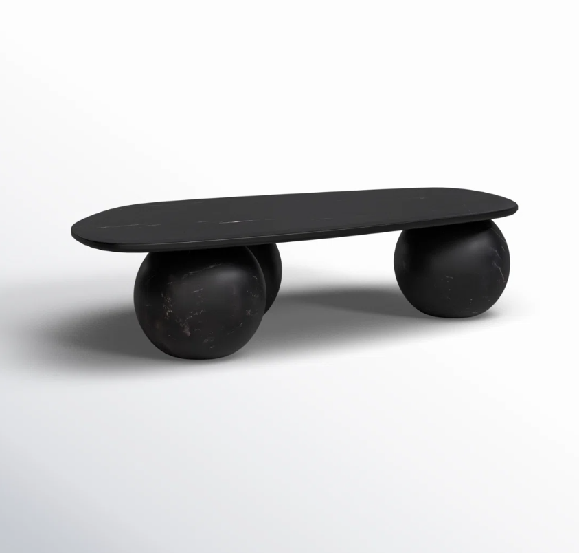 ELLIOT BLACK MARBLE COFFEE 0 TABLE