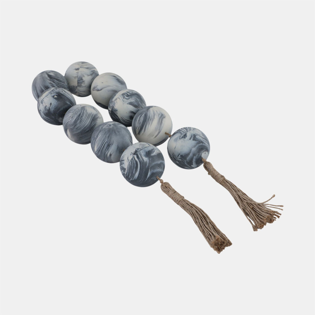 MARBLED BEAD GARLAND